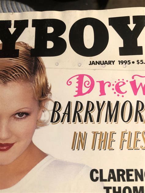 playboy january 1995|Playboy Magazine January 1995 DREW BARRYMORE Melissa。